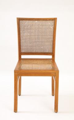 Franz Schuster Franz Schuster Frankfurt Viennese Rattan Stool Chair Germany 1920 30 - 4509215
