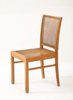 Franz Schuster Franz Schuster Frankfurt Viennese Rattan Stool Chair Germany 1920 30 - 4509217