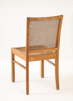 Franz Schuster Franz Schuster Frankfurt Viennese Rattan Stool Chair Germany 1920 30 - 4509219