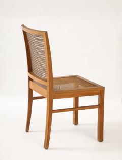 Franz Schuster Franz Schuster Frankfurt Viennese Rattan Stool Chair Germany 1920 30 - 4509220