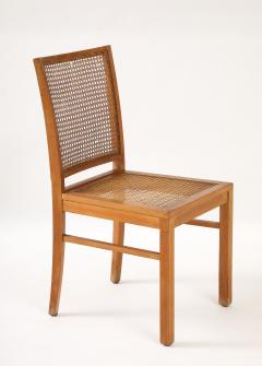 Franz Schuster Franz Schuster Frankfurt Viennese Rattan Stool Chair Germany 1920 30 - 4509233