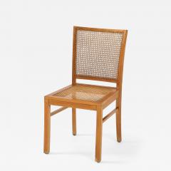 Franz Schuster Franz Schuster Frankfurt Viennese Rattan Stool Chair Germany 1920 30 - 4509613