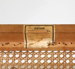 Franz Schuster Franz Schuster Frankfurt Viennese Rattan Stool Germany 1920 30 - 4509968