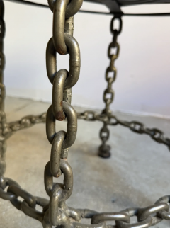 Franz West Chain Link Swivel Stool in the Style of Franz West - 4563106