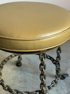 Franz West Chain Link Swivel Stool in the Style of Franz West - 4563108