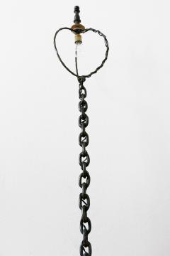 Franz West Mid Century Modern Franz West Style Wrought Iron Chain Floor Lamp 1960s Germany - 1941801