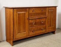 Franz Xaver Sproll Solid Walnut Sproll Sideboard with Interior Desk Drawers Cabinet 1950s - 2267598