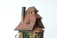 Franz Xavier Bergmann Cobbler House Cold Painted Bronze Lamp by Franz Xavier Bergmann Austria 1910 - 4319864