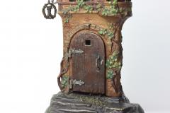 Franz Xavier Bergmann Cobbler House Cold Painted Bronze Lamp by Franz Xavier Bergmann Austria 1910 - 4319866