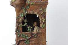 Franz Xavier Bergmann Cobbler House Cold Painted Bronze Lamp by Franz Xavier Bergmann Austria 1910 - 4319868