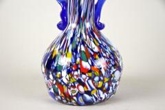 Fratelli Barbini Blue Mid Century Murano Glass Vase by Fratelli Toso Multicolored IT ca 1950 - 4466183
