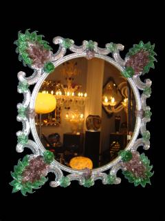 Fratelli Barbini Green Venetian Mirror - 663414