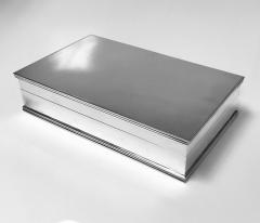 Fratelli Cacchione Large and heavy Fratelli Cacchione Sterling Silver Box Italy C 1960 - 1220372