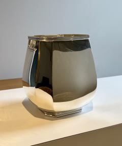 Fratelli Cacchione Silver Tiffany CO Modernist Vase Milan Italy 1970s  - 4324321