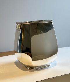 Fratelli Cacchione Silver Tiffany CO Modernist Vase Milan Italy 1970s  - 4324322