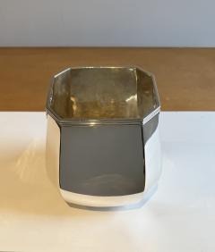 Fratelli Cacchione Silver Tiffany CO Modernist Vase Milan Italy 1970s  - 4324324