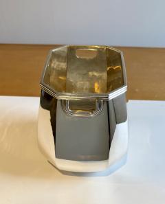 Fratelli Cacchione Silver Tiffany CO Modernist Vase Milan Italy 1970s  - 4324325