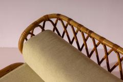 Fratelli Castano Bamboo and Rattan Daybed by Fratelli Castano Italy 1960s - 4522760