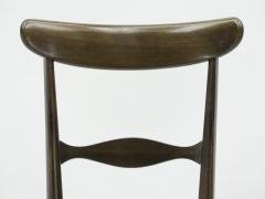 Fratelli Levaggi Rare pair of Campanino Chiavari walnut chairs by Fratelli Levaggi 1950 - 1595522