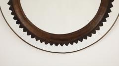 Fratelli Marelli Fratelli Marelli for Framar Hand Carved Walnut Mirror Italy circa 1940s - 4420696