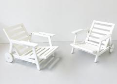 Fratelli Reguitti Pair of Florida Garden Chairs by Carlo Hauner for Fratelli Reguitti - 3245658