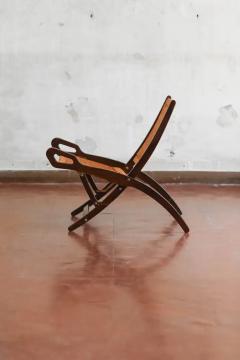 Fratelli Reguitti Pair of folding armchairs Gio Ponti mod Ninfea prod Fratelli Reguitti 1950s - 3707633