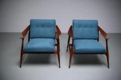 Fratelli Reguitti Set of two Lounge Chairs by Ico Parisi for Fratelli Reguitti Italy 1959 - 3796732