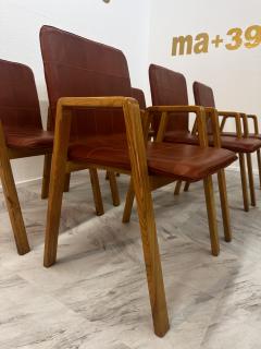 Fratelli Saporiti Set of 6 Mid Century Italian Dining Chairs by F lli Saporiti 1960 - 3286251