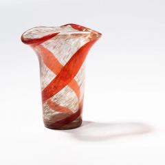 Fratelli Toso MURANO GLASS VASE ATTRIBUTED TO FRATELLI TOSO - 2945936