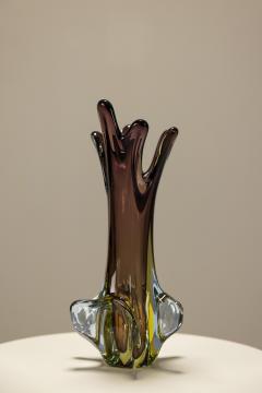 Fratelli Toso Murano Sommerso Flower Shaped Vase by Fratelli Toso Italy 1950s - 3659694