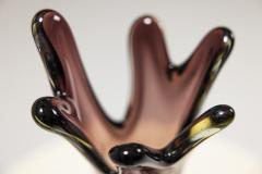 Fratelli Toso Murano Sommerso Flower Shaped Vase by Fratelli Toso Italy 1950s - 3659703