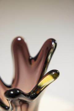 Fratelli Toso Murano Sommerso Flower Shaped Vase by Fratelli Toso Italy 1950s - 3659704