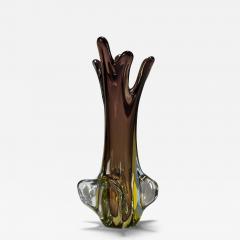 Fratelli Toso Murano Sommerso Flower Shaped Vase by Fratelli Toso Italy 1950s - 3661739