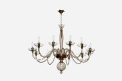 Fratelli Toso Murano glass chandelier by Fratelli Toso Italy circa 1950s - 4328752