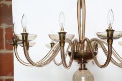 Fratelli Toso Murano glass chandelier by Fratelli Toso Italy circa 1950s - 4328753