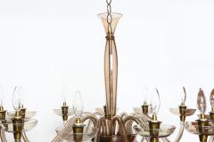 Fratelli Toso Murano glass chandelier by Fratelli Toso Italy circa 1950s - 4328755