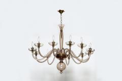 Fratelli Toso Murano glass chandelier by Fratelli Toso Italy circa 1950s - 4328756