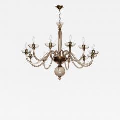 Fratelli Toso Murano glass chandelier by Fratelli Toso Italy circa 1950s - 4328862