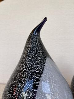 Fratelli Toso Pair of Penguin Murano Glass Lamps Italy 1980s - 2292379