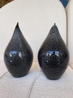 Fratelli Toso Pair of Penguin Murano Glass Lamps Italy 1980s - 2292381