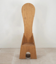Fratina Chair by Mario Ceroli for Mobili Nella Valle for Poltronova Italy 1972 - 4246063