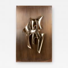 Fred Brouard Mid Century Modern imposing bronze wallight by Fred Brouard 1944 1999  - 2380566
