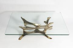 Fred Brouard Rare Sculptural Bronze Side Table by Fred Brouard - 895921