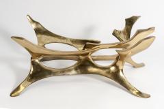 Fred Brouard Rare Sculptural Bronze Side Table by Fred Brouard - 895922