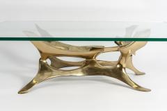 Fred Brouard Rare Sculptural Bronze Side Table by Fred Brouard - 895926