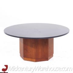 Fred Kemp Fred Kemp for Founders Mid Century Soapstone and Walnut Coffee Table - 3684448