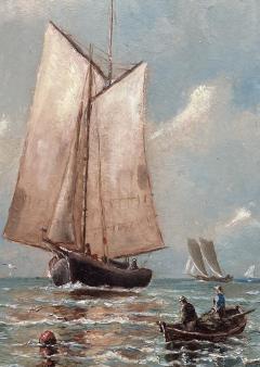 Frederic Louis Thompson Sailing off the Coast  - 3710120