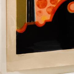 Frederic Menguy Two ladies Colour lithograph by Frederic Menguy - 4093352