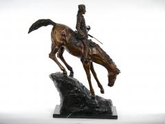 Frederic Remington Bronze Sculpture Statue Mountain Man - 3123754