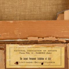 Frederic Soulacroix Antique French oil painting of a romantic courting scene by Frederic Soulacroix - 4448607